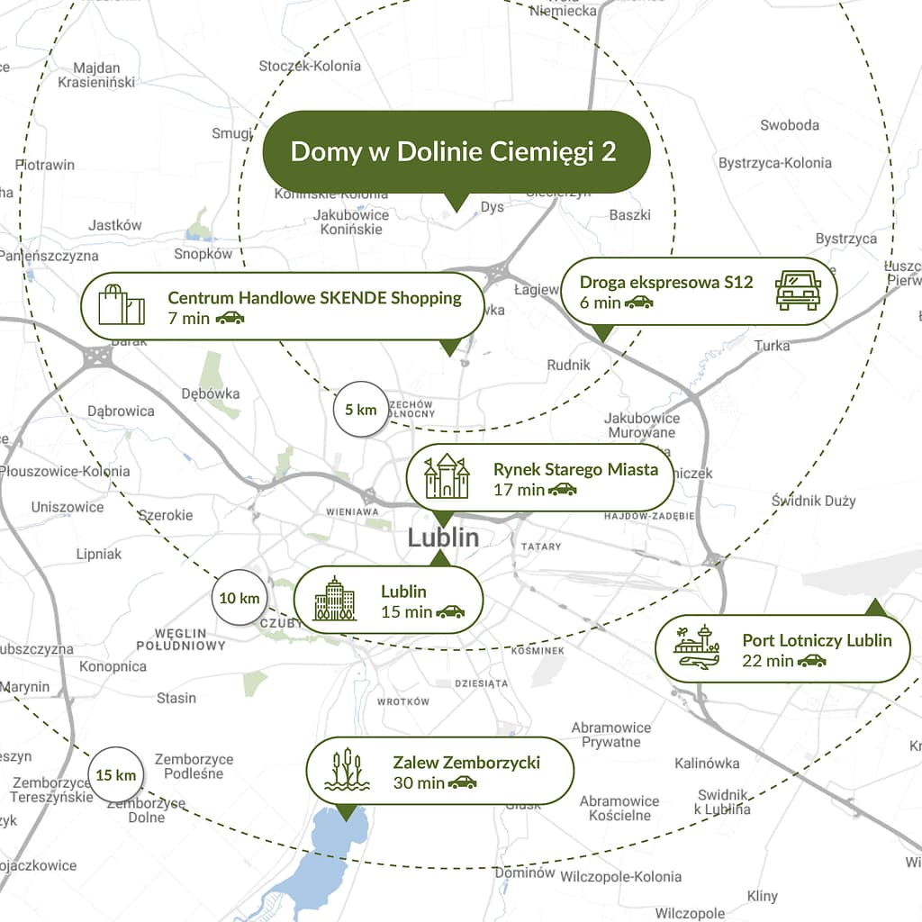 Lokalizacja, która łączy spokój i&nbsp;szybki dojazd