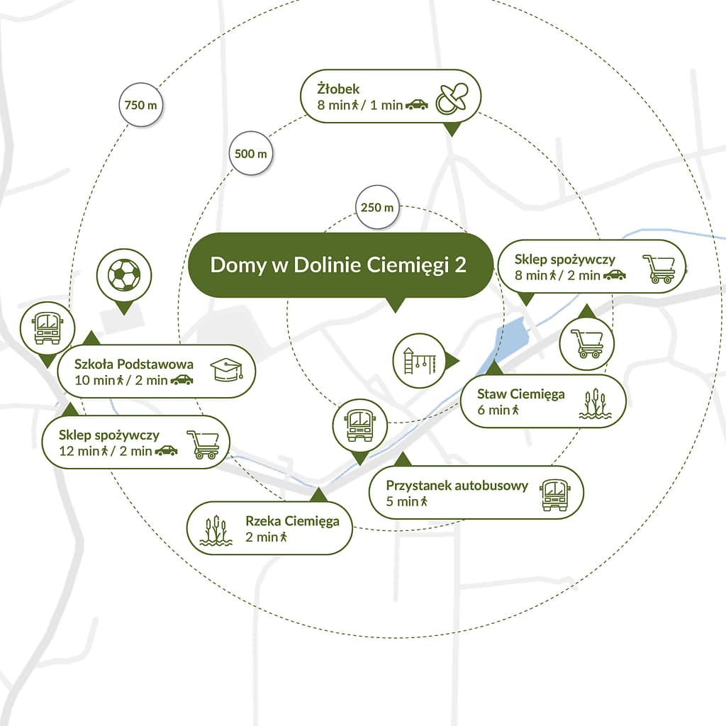 Mapa lokalizacji inwestycji Domy w Dolinie Ciemięgi 2 – Dys koło Lublina, szybki dojazd do centrum Lublina, S12, lotniska i terenów rekreacyjnych
