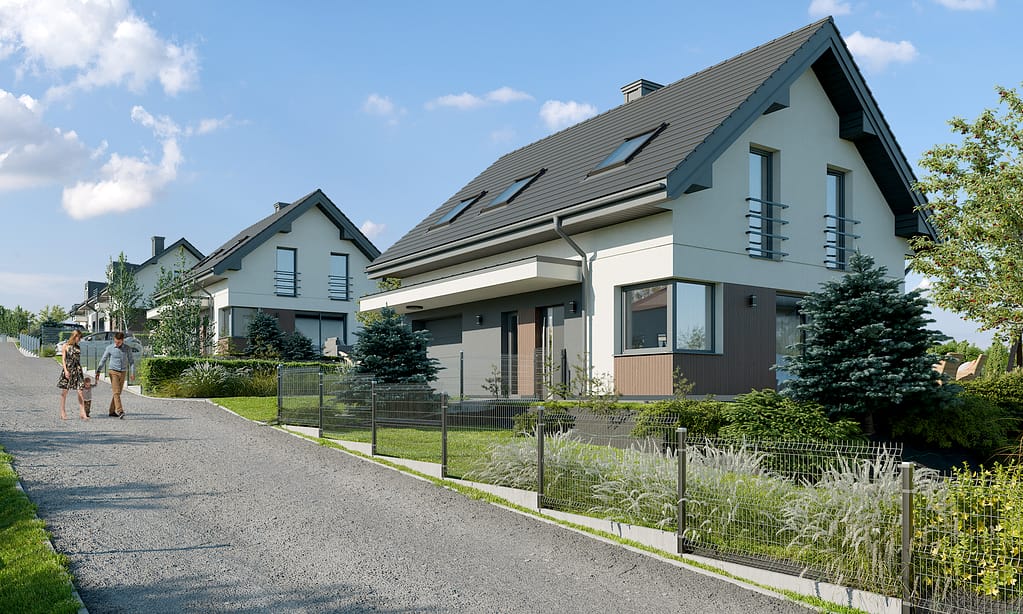 Gotowy dom jednorodzinny z garażem – Dys koło Lublina, ul. Poprzeczna