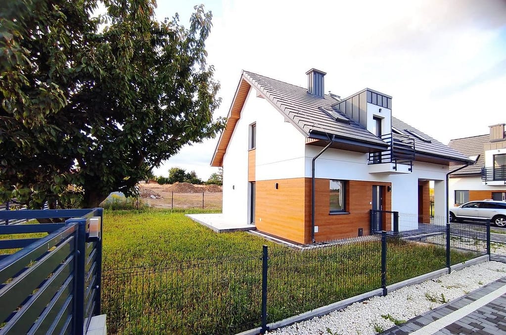 Zrealizowany dom jednorodzinny – Jakubowice Konińskie Kolonia, ul. Jaśminowa