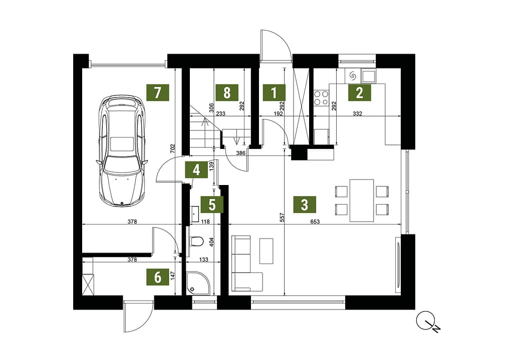dom z garażem w którym chciałbym mieszkać- inwestycja deweloperska w okolicy Lublina