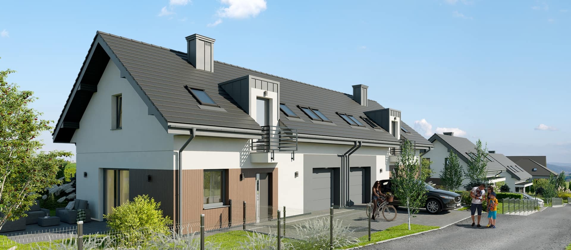 Ukończona inwestycja domów jednorodzinnych – Dys koło Lublina